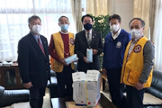 筑後市にマスク2,000枚寄贈
