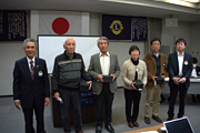 第1479回定例会（2020年～2021年度キャンペーン100寄付者特別感謝アワード授与）